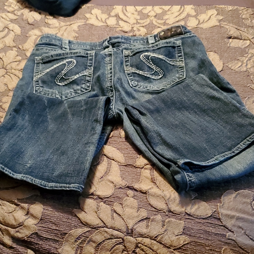 Silver Aiko bootcut jeans